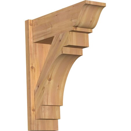 Ekena Millwork Merced Smooth Traditional Outlooker, Western Red Cedar, 7 1/2"W x 22"D x 26"H OUT08X22X26MRC01SWR